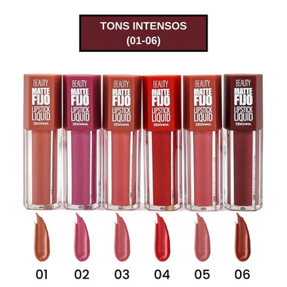 BEAUTY MATTE - Conjunto de 6 Lip Gloss Permanentes